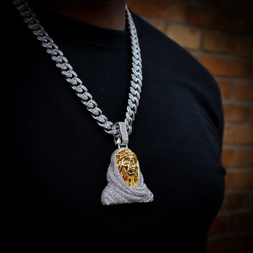 3d Iced Jesus Pendant ZUU KING